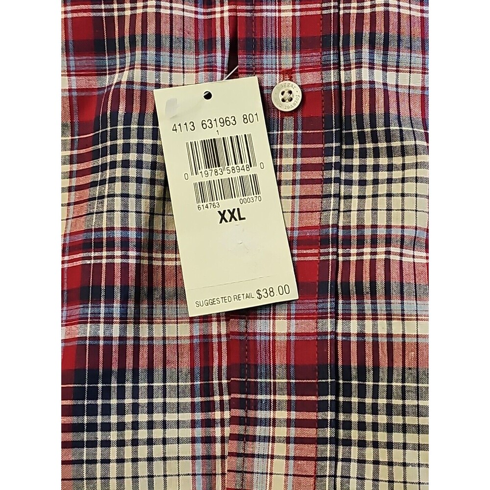 NEW WITH TAGS!!! Haggar Forever 100% Cotton Long Sleeve Men's  2 XL - Picture 5 of 7